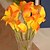baratos Flor artificial-Flores artificiais 1 Ramo Estilo simples Lírios Guirlandas &amp; Flor de Parede