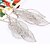 ieftine Cercei la Modă-Pentru femei Cercei Picătură Gol Leaf Shape Declarație femei Elegant European Lung cercei Bijuterii Auriu / Negru / Argintiu Pentru Nuntă Petrecere Zilnic Casual