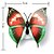 お買い得  デコレーション＆ナイトライト-3pcsの素敵な創造的な色変更腹筋の蝶は、夜間照明はLEDランプ美しい家の装飾的な壁nightlights(スタイルランダム)