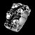 お買い得  メンズ指輪-男性用 指輪 パンク ファッション ステンレス鋼 スカル ジュエリー Halloween 日常 カジュアル スポーツ