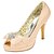 cheap Wedding Shoes-Women&#039;s Heels Stiletto Heel Peep Toe Wedding Dress Party &amp; Evening Crystal Stretch Satin Summer White / Black / Purple