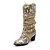 cheap Women&#039;s Boots-Women&#039;s Boots Spring Fall Winter Customized Materials Casual Party &amp; Evening Chunky Heel Buckle Gray Beige Other