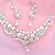 お買い得  ジュエリーセット-女性用 人造真珠 / ラインストーン ジュエリーセット - 含める シルバー 用途 結婚式