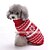 Недорогие Новый дизайн-Собака Свитера Зима Одежда для собак Красный Темно-синий Костюм Хлопок В снежинку Мода Рождество XS S M L XL