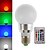 olcso Izzók-3 W 300-350 lm E26 / E27 1 LED gyöngyök Nagyteljesítményű LED Távvezérlésű Dekoratív RGB 85-265 V / 1 db. / RoHs