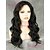 economico Parrucche lace sintetiche-Parrucche Lace Front Sintetiche Ondulato Kardashian Ondulato Lace frontale Parrucca Nero Capelli sintetici Per donna Attaccatura dei capelli naturale Nero