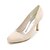 cheap Wedding Shoes-Women&#039;s Wedding Shoes Wedding Party &amp; Evening Summer Stiletto Heel Square Toe Basic Pump Satin Silver White Ivory