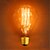 billige Glødelamper-1pc 40 W E26 / E27 G95 Varm hvit 2300 k Kontor / Bedrift / Dekorativ Glødende Vintage Edison lyspære 220-240 V