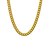 cheap Necklace-1pc Chain Necklace For Men&#039;s Casual Daily Sports Gold Plated Yellow Gold Cuban Link Twisted Baht Chain Gold