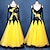 cheap Ballroom Dancewear-Ballroom Dance Dress Lace Draping Appliques Performance Long Sleeve High Spandex Organza