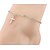 cheap Religious Jewelry-Women&#039;s Anklet Cross Ladies Personalized European Simple Style Anklet Jewelry Gold / Silver For Wedding