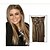 voordelige Clip-in haarextensions-22&quot; clip in human hair extensions 7pcs 70g en gemengde kleur en blond kleuren voor uw keuze