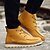 cheap Men&#039;s Boots-Men&#039;s Shoes Leatherette Spring Fall Winter Comfort Combat Boots Boots For Athletic Casual Outdoor Black Yellow Brown