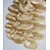 abordables 4 mechones de cabello natural ondulado-4 paquetes Tejidos de cabello Cabello Brasileño Ondulado Grande Extensiones de Pelo Natural Pelo Natural Remy Paquetes 100% Remy Hair Weave 400 g Extensiones Naturales Cabello coloreado 8-28 pulgada