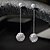 cheap Earrings-Women&#039;s Silver Plated Earrings Jewelry Silver For Wedding Party