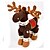 זול צעצועים לחג המולד-קישוטי חג מולד Elk חמוד קטיפה משחק דמיוני, גרב, מתנות יום הולדת נהדרות אספקת לטובת מסיבה בנים בנות מבוגרים