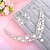 ieftine Seturi de Bijuterii-Pentru femei Imitație de Perle / Ștras Set bijuterii - Include Argintiu Pentru Nuntă