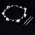preiswerte Hochzeit Kopfschmuck-Damen Chiffon Krystall Künstliche Perle Spitze Kopfschmuck-Hochzeit Besondere Anlässe Normal Kopfkette Haar-Werkzeug