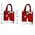 preiswerte Weihnachtsdeko-6pcs / 3set Weihnachtsschmuck Premium Jahr Weihnachtsdekoration für Zuhause Tischdekoration Besteck Tasche Gabel &amp; Messer Geschirrbeutel