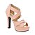 cheap Women&#039;s Sandals-Women&#039;s Sandals Cross-Strap Sandals Casual Dress Party &amp; Evening Summer Zipper Platform Chunky Heel Open Toe Comfort Walking PU Black White Pink