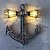 cheap Wall Sconces-Vintage Industrial Wall Lights / Wood Boat Anchor Shape Creative Restaurant Cafe Bar Decoration lighting
