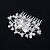 cheap Headpieces-Imitation Pearl / Rhinestone Hair Combs / Headwear with Floral 1pc Wedding / Special Occasion / Casual Headpiece
