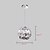 billige Øslys-1-lys 18 cm (7 tommer) krystal / mini stil vedhængslampe metal klode elektropletteret moderne moderne 110-120v / 220-240v