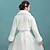 זול עליוניות פרווה-מושך בכתפיים פרווה מלאכותית מעיל לבן סתיו חתונה / ערב ערב נשים עיטוף עם