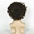 cheap Synthetic Lace Wigs-Synthetic Wig Curly Curly With Bangs Wig Short Brown Synthetic Hair Men&#039;s Highlighted / Balayage Hair Brown StrongBeauty