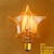billige Glødelamper-1pc 40w e27 stjerne retro dimbar / dekorativ varm hvit glødelampe vintage edison lyspære ac220-240v