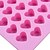 tanie Formy do ciast-kuchenne narzędzia do pieczenia 55 otworów słodkie serce w stylu silikonowe formy czekoladowe cukierki lodowe na patyku muffin formy valentine ekspres do prezentów
