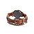 abordables Montres bracelets-Femme Bracelet de Montre Montre Bracelet Quartz Etanche Cuir Bande Analogique Rétro Crâne Bohème Marron - Marron