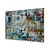 preiswerte Abstrakte Gemälde-Hang-Ölgemälde Handgemalte - Abstrakt Mediterran Europäischer Stil Fügen Innenrahmen / Gestreckte Leinwand