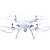 olcso RC quadcopterek és drónok-RC Drón SYMA X8W 4CH 6 Tengelyes 2,4 G A 0.3MP HD kamera RC quadcopter FPV / Headless Mode / 360 Fokos Forgás RC Quadcopter / Távirányító / Fényképezőgép / A Real-Time Filmanyag / Kamerával