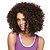 economico Parrucche trendy sintetiche-Parrucche sintetiche Afro Afro Taglio medio corto Parrucca Medio Marrone Capelli sintetici Per donna Marrone