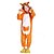 billige Kigurumi-pyjamas-Kigurumi-pyjamas Kænguru Onesie-pyjamas Kostume Polarfleece Cosplay Til Børne Nattøj Med Dyr Tegneserie Halloween Festival / Højtider