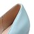 abordables Escarpins femme-Femme Chaussures à Talons Talon Bottier Bout rond Points Polka Cuir Verni / Microfibre Confort / Nouveauté Marche Printemps / Eté / Automne Bleu / Rose / Beige / Mariage / Soirée &amp; Evénement