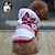 cheap Dog Clothes-Cat Dog Coat Hoodie Puppy Clothes Snowflake Fashion Keep Warm Outdoor Winter Dog Clothes Puppy Clothes Dog Outfits Breathable Red Blue Brown Costume for Girl and Boy Dog Cotton XS S M L XL