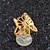 halpa Muotisormukset-Naisten Band Ring Sormus peukalo Kultainen 18K Kultapäällystetty Gold Plated Keltakulta naiset Aasialainen Party Vuosipäivä Korut Butterfly Animal