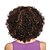 halpa Synteettiset trendikkäät peruukit-Synteettiset peruukit Afro Afro Bob-leikkaus Peruukki Keskikokoinen Beige Synteettiset hiukset Naisten Ruskea