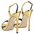 cheap Women&#039;s Sandals-Women&#039;s Sandals Stiletto Heel Open Toe Buckle PU Slingback Spring / Summer Black / Nude / Champagne / Wedding / Party &amp; Evening / Party &amp; Evening / EU40