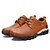 cheap Men&#039;s Oxfords-Men&#039;s Comfort Shoes Nappa Leather Fall / Winter Oxfords Hiking Shoes Light Brown / Khaki / Athletic / Outdoor