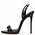 cheap Women&#039;s Sandals-Women&#039;s Sandals Stiletto Heel Open Toe Buckle PU Slingback Spring / Summer Black / Nude / Champagne / Wedding / Party &amp; Evening / Party &amp; Evening / EU40