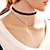 cheap Necklaces-Women&#039;s Choker Necklace Pendant Necklace Tattoo Choker Star Ladies Tattoo Style Basic Double-layer Flannel Toison Alloy Black Necklace Jewelry For Party Daily Casual