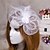 levne Svatební čelenka-saténoví fascinátoři kožíšek závojové šaty klasický ženské styl