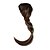 preiswerte Stirn-Pony-Hellbraun Dunkelbraun 4/27H 60 8/613 Gerade Franse 0.2kg Synthetische Haare Haarstück Haar-Verlängerung Gerade
