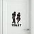 cheap Wall Stickers-Landscape / Still Life / Fashion Wall Stickers Plane Wall Stickers Toilet Stickers, Vinyl Home Decoration Wall Decal Wall / Toilet / Floor Decoration 1 / Removable