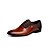 baratos Sapatos Oxford para Homem-Homens Sapatos formais Couro Primavera / Outono Conforto Oxfords Preto / Laranja / Marron / Casamento / Festas &amp; Noite