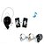 abordables Auriculares deportivos-Auriculares banda para el cuello Sin Cable V4.0 Mini Con Micrófono Con control de volumen Conducción