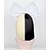 abordables Pelucas sintéticas de moda-Pelucas sintéticas Recto Corte Recto Con flequillo Peluca Corta Negro Pelo sintético Mujer Negro